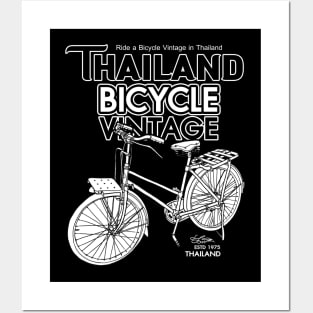 bicycle thai retro shirt Posters and Art